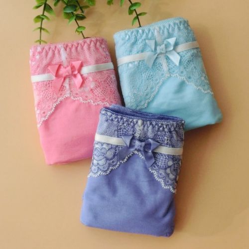 Slip jeunesse DEANFUN simple en coton - Ref 646319