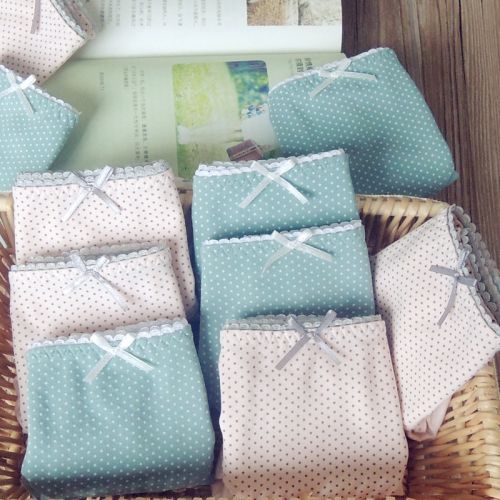  Slip tats-Unis se sont tournés contre dot sous-vêtements en coton - Ref 649091