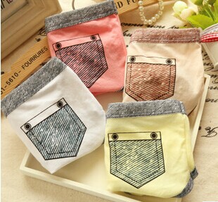 Slip jeunesse poche en coton - Ref 653229