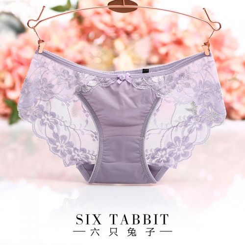 Slip jeunesse SIX RABBIT YHYDH tentation de fleurs deux chargés en soie Ice - Ref 669732