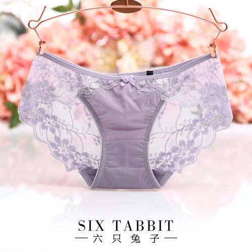 Slip jeunesse SIX RABBIT YHYDH tentation de fleurs deux chargés en soie Ice - Ref 669732