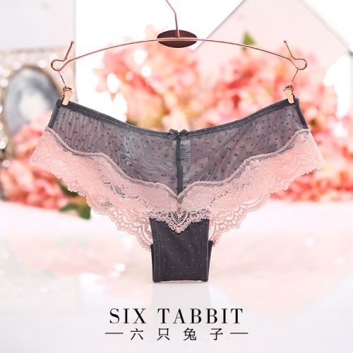 Slip jeunesse SIX RABBIT BDLSB vague point dentelle - Ref 669734