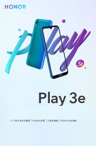 Smartphone 4G Honor Play 3E 3427353