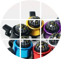 Sonnette de vélo bell Compass - Ref 1455675