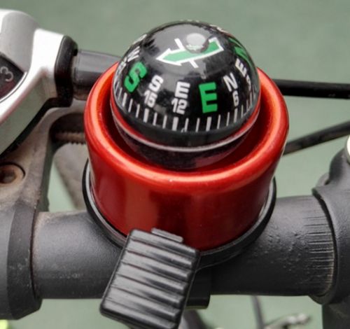 Sonnette de vélo bell Compass - Ref 1460448