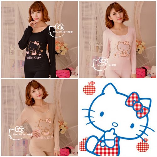  Sous-vêtement chaud HELLO KITTY doux - Ref 716587