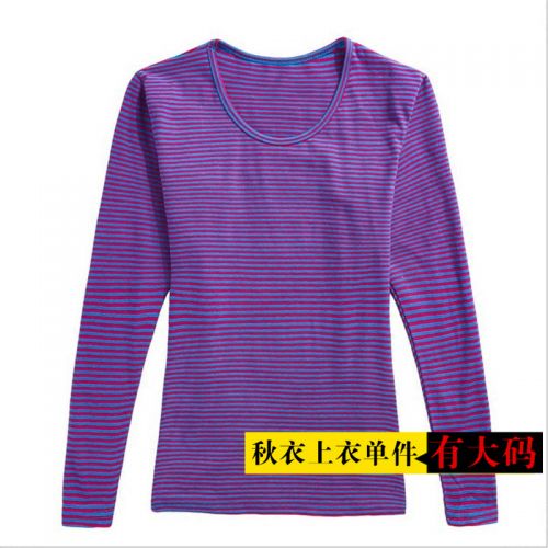 Sous-vêtement chaud Moyen-âge Femme Qiuyi rayé en coton - Ref 718808