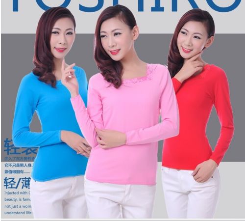Sous-vêtement chaud jeunesse dentelle sous-vêtements en coton coloré - Ref 726516