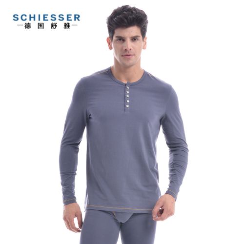  Sous-vêtement chaud SCHIESSER simple en coton - Ref 745732