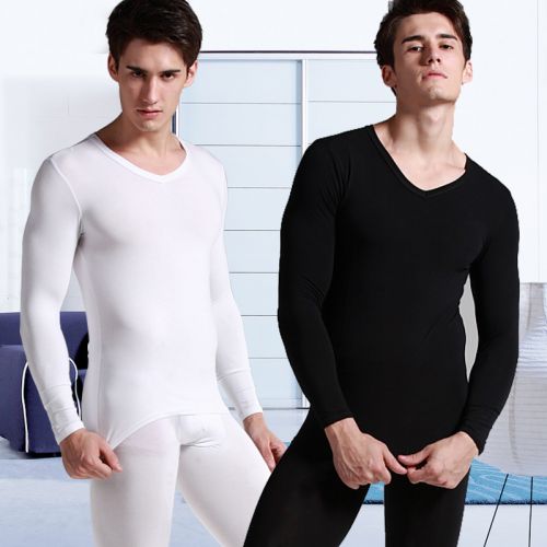 Sous-vêtement chaud jeunesse costume col V en viscose - Ref 749833