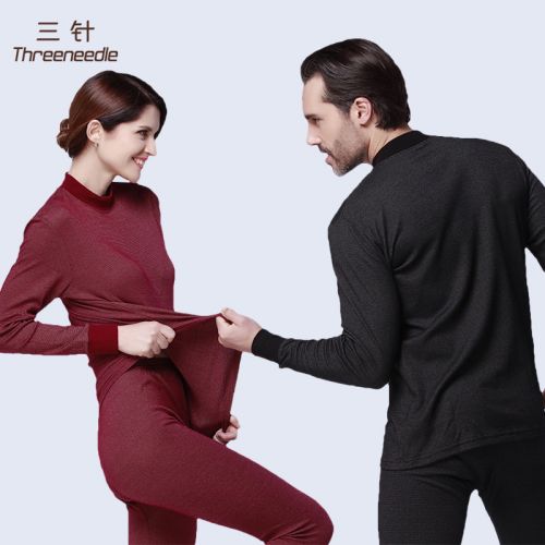Sous-vêtement chaud jeunesse THREE NEEDLE simple en coton - Ref 750229