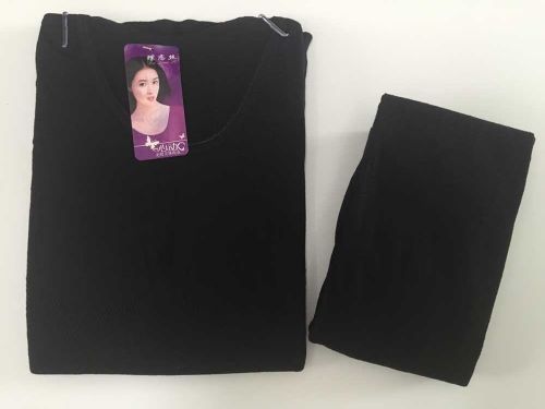 Sous-vêtement chaud jeunesse simple en coton - Ref 750830
