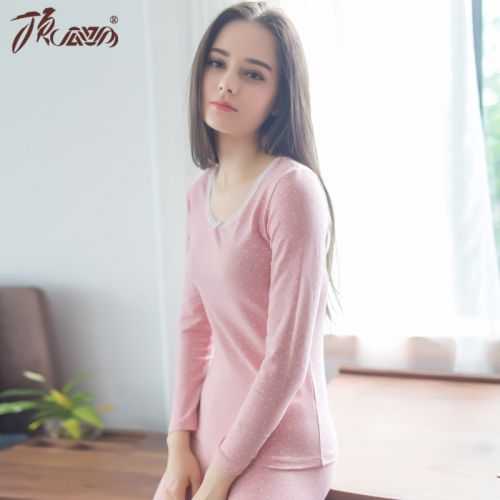Sous-vêtement chaud jeunesse simple en coton - Ref 751541