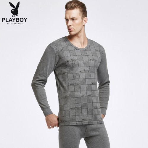 Sous-vêtement chaud jeunesse PLAYBOY simple en coton - Ref 752458