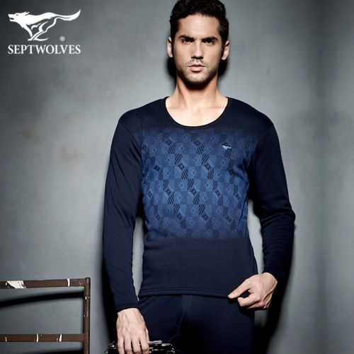 Sous-vêtement chaud jeunesse SEPTWOLVES simple en coton - Ref 762084