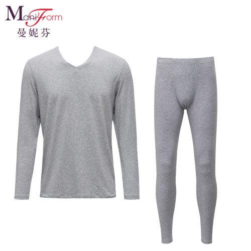 Sous-vêtement chaud jeunesse simple en coton - Ref 766796
