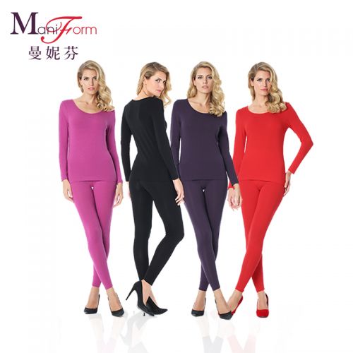 Sous-vêtement chaud jeunesse simple en coton - Ref 766798