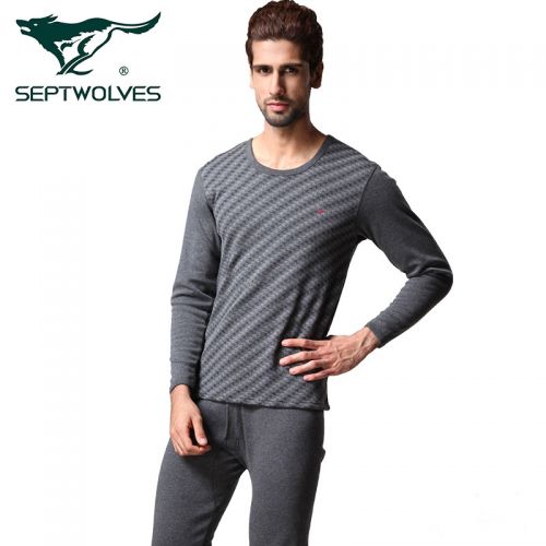 Sous-vêtement chaud jeunesse SEPTWOLVES en coton - Ref 768210