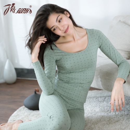 Sous-vêtement chaud jeunesse simple en coton - Ref 768812
