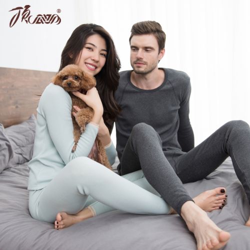 Sous-vêtement chaud jeunesse simple en coton - Ref 768835
