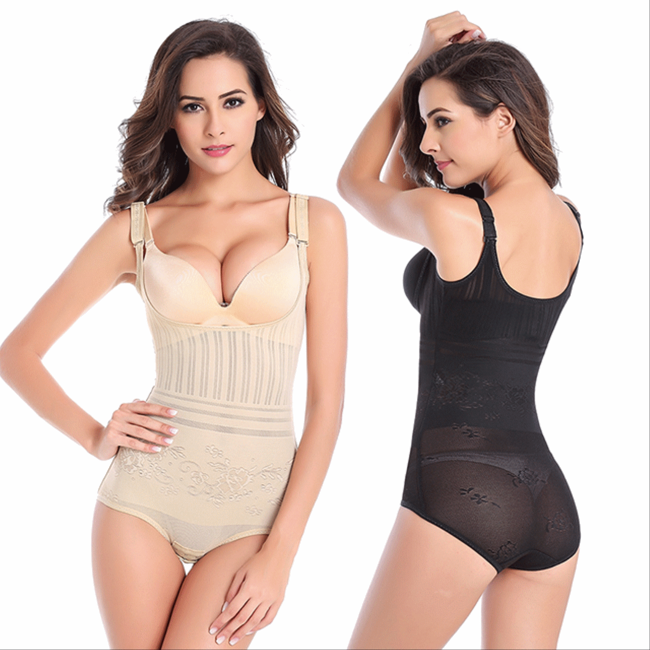Sous-vêtement minceur sexy en nylon - Ref 701015