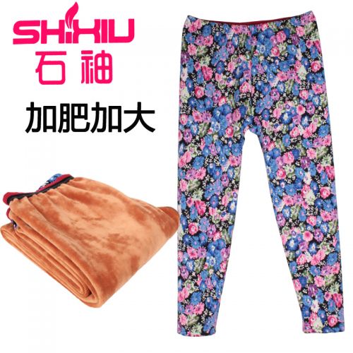 Sous-vêtement thermo Moyen-âge pantalons chauds fleurs en coton - Ref 748934