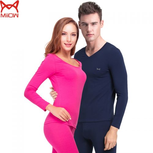 Sous-vêtement thermo jeunesse MIIOW simple en coton - Ref 749204