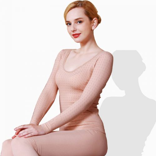 Sous-vêtement thermo jeunesse simple en coton coloré - Ref 753625