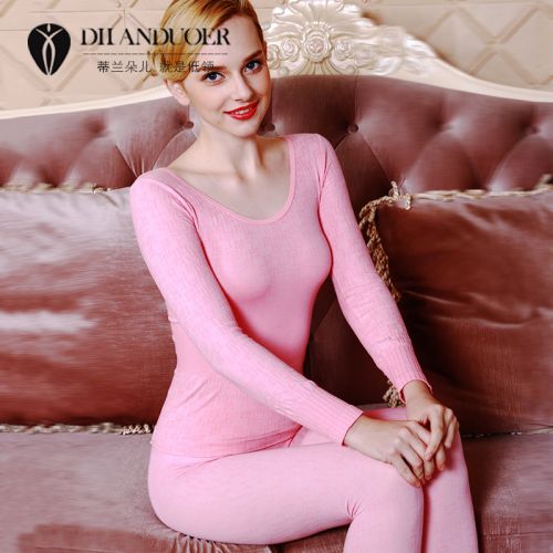 Sous-vêtement thermo jeunesse simple en coton coloré - Ref 754139
