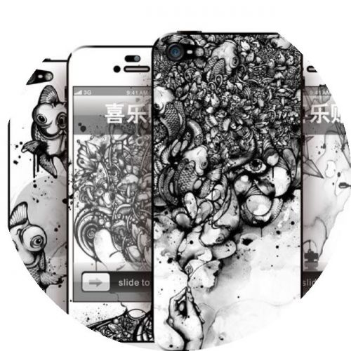 Sticker pour téléphone portable - Ref 1375036