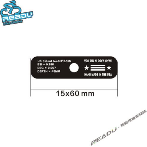 Sticker pour vélos en le film importé - Ref 2280027