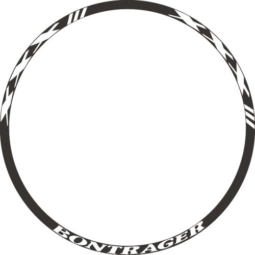 Sticker pour vélos en film transparent importé de base - Ref 2282329