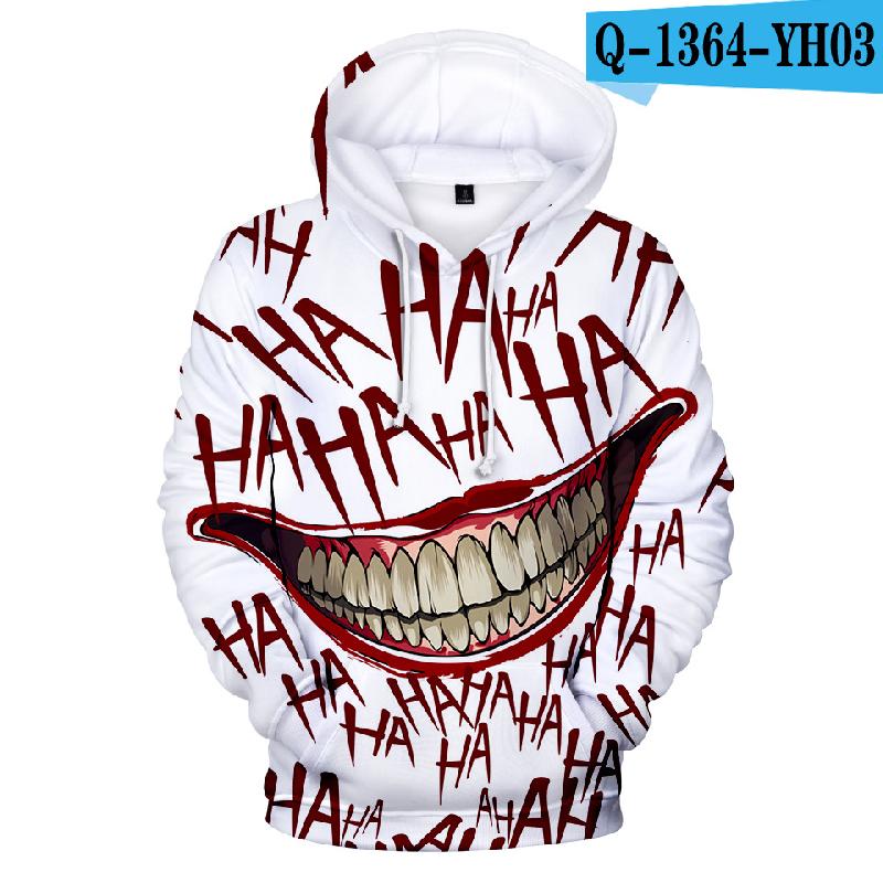 Sweat shirt en Coton clown jacket joker 3D 3423553