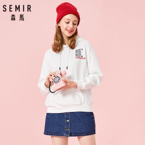 Sweatshirt femme SEMIR en Coton - Ref 3213976