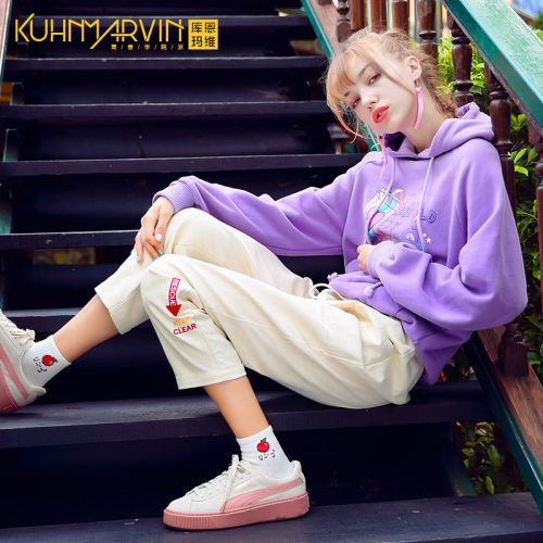 Sweatshirt femme KUHNMARVIN en Coton - Ref 3214300