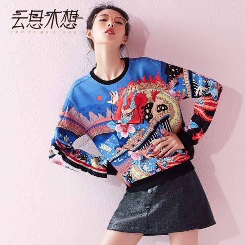 Sweatshirt femme - Ref 3214490