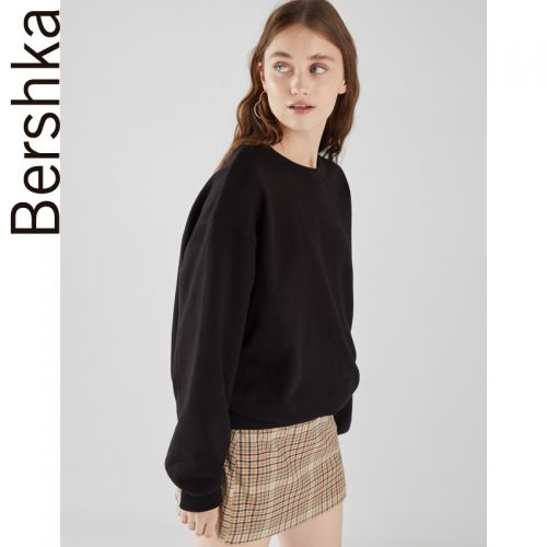 Sweatshirt femme BERSHKA - Ref 3214810