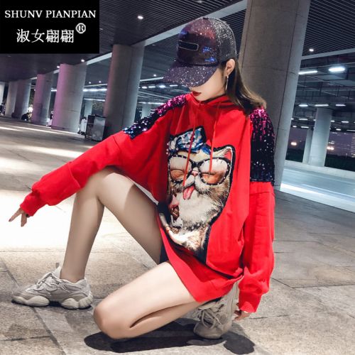 Sweatshirt femme - Ref 3215262