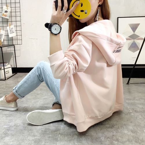 Sweatshirt femme HONG QIAN en Coton - Ref 3215406