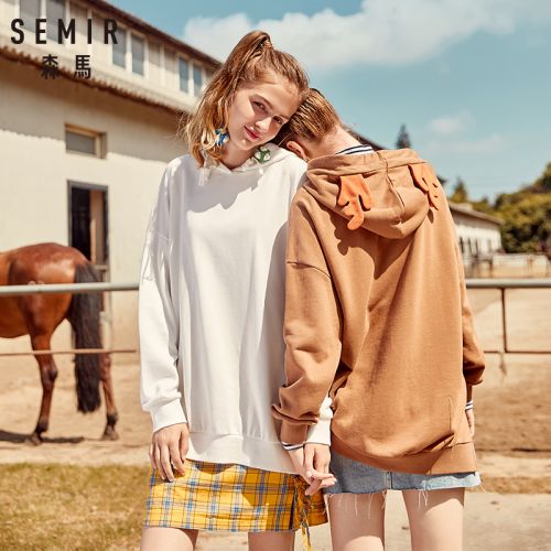 Sweatshirt femme SEMIR en Coton - Ref 3216000