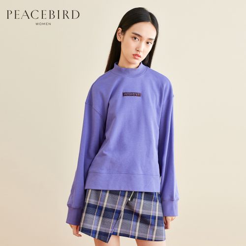 Sweatshirt femme PEACEBIRD - Ref 3216022