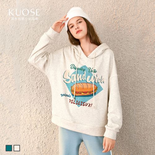 Sweatshirt femme KUOSE - Ref 3216029