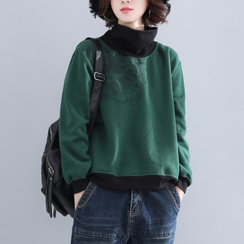 Sweatshirt femme BERF en Coton - Ref 3216037