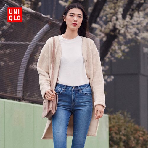 Sweatshirt femme UNIQLO - Ref 3216041