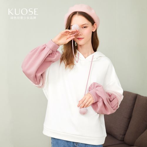 Sweatshirt femme KUOSE - Ref 3216542