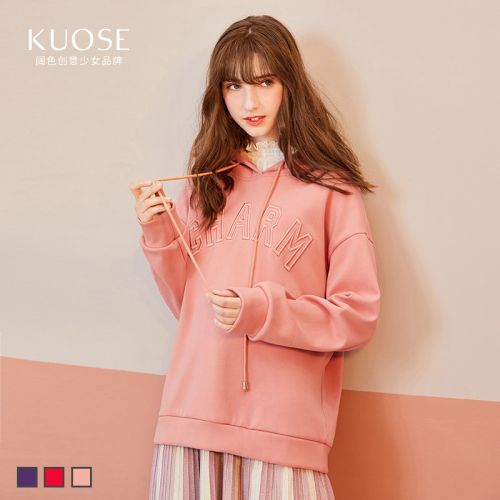 Sweatshirt femme KUOSE - Ref 3216611