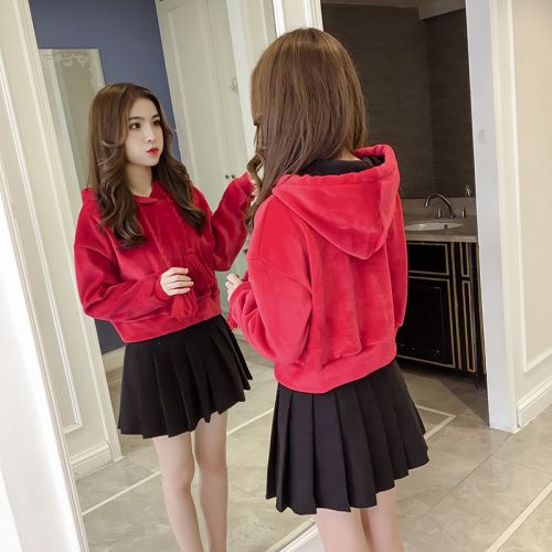 Sweatshirt femme RIHANWANGGOU - Ref 3216623