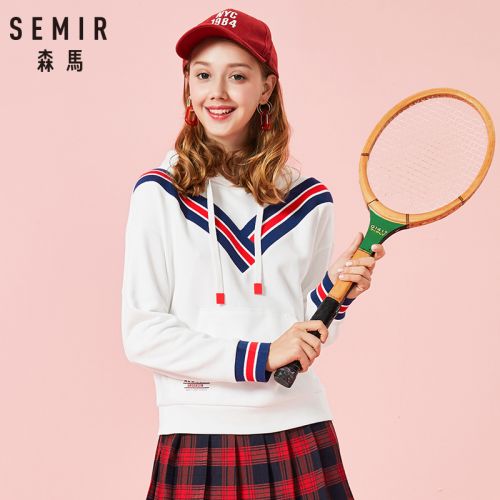 Sweatshirt femme SEMIR en Coton - Ref 3216641