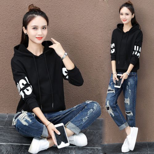 Sweatshirt femme en Coton - Ref 3216803