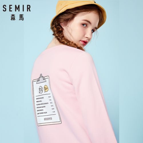 Sweatshirt femme SEMIR en Coton - Ref 3216823
